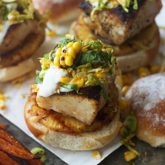 Mahi Mahi Sliders - Recipe photo by cookingforkeeps