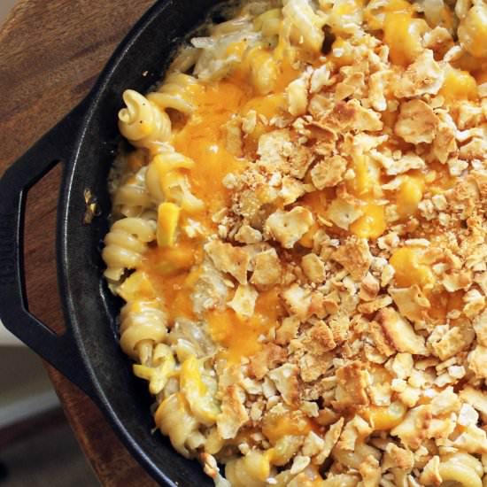 Squash Casserole Mac and Cheese - Recipe photo by FunnyLoveLindsay