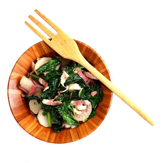 Italian Turnips and Greens - Recipe photo by gheewhizz