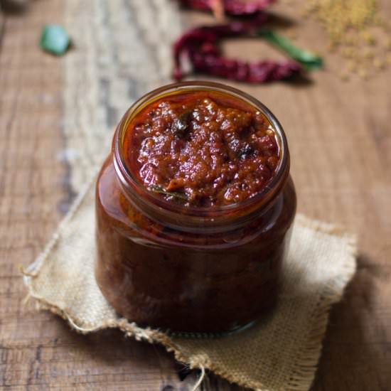 Tomato Pickle - Recipe photo by Akila