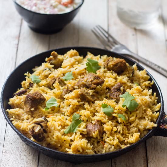 Mutton Biryani - Recipe photo by Akila