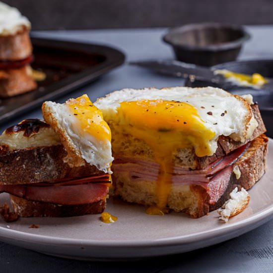 Croque Madame - Recipe photo by Simply Delicious