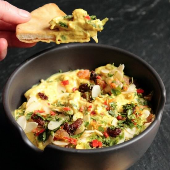 Coronation Chicken Dip - Recipe photo by figsandpigs