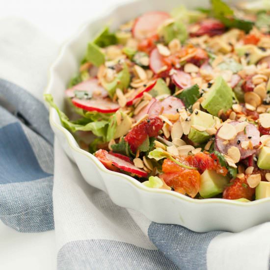 Blood Orange & Sesame Salad - Recipe photo by ScaredyCatKitchen