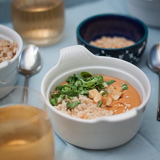 Spicy African Peanut Soup - Recipe photo by ourfreshkitchen