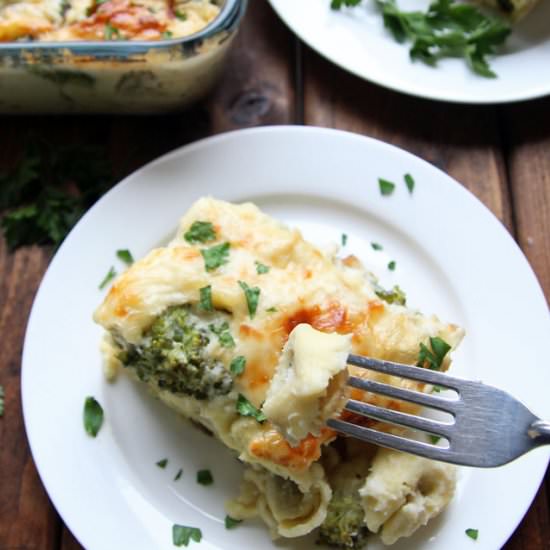 Baked Tortellini and Broccoli - Recipe photo by Leelalicious
