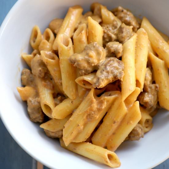 Healthy Hamburger Helper Pasta - Recipe photo by SouthernInLaw