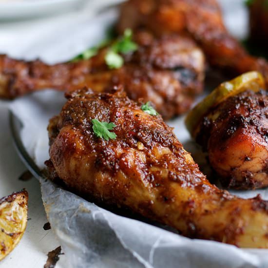 Jamaican Jerk Chicken Dumstricks - Recipe photo by RecipeTin Eats