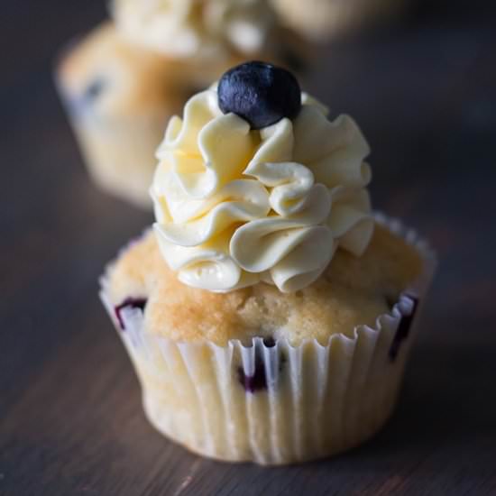 Lemon Blueberry Cupcakes with Swiss - Recipe photo by maya kitchenette