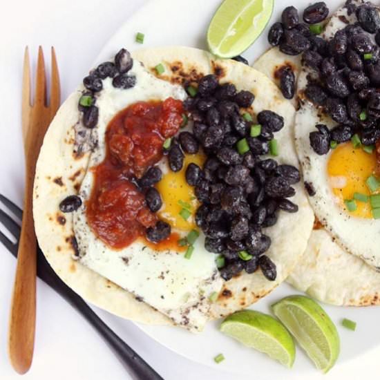 5 Minute Huevos Rancheros - Recipe photo by thekitchenpaper
