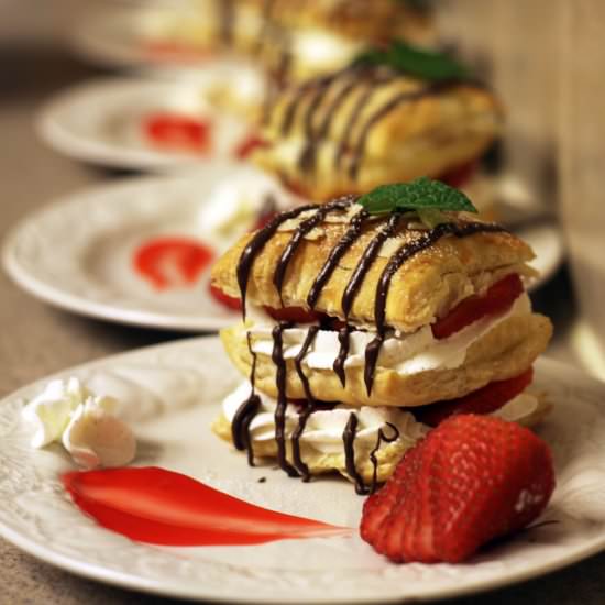 Strawberry Napoleon - Recipe photo by simplydelish