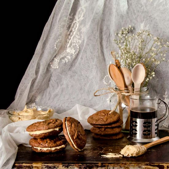 Peanut Butter Sandwich Cookies - Recipe photo by PastryWorkshop