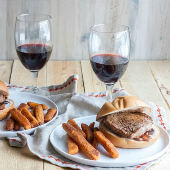 Sirloin steak sandwiches - Recipe photo by Sweetphi