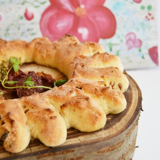 Gluten free wreath - Recipe photo by Biochimist_la_cratita