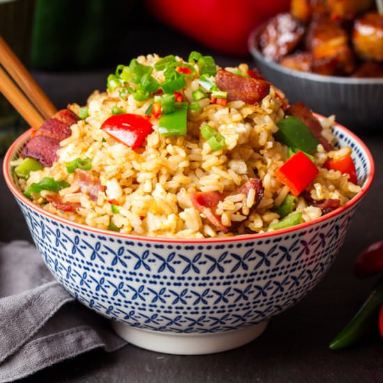 Perfect Fried Rice - Recipe photo by KitchenSanctuary