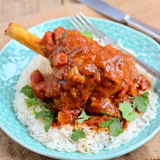 Curried Lamb Shanks - Recipe photo by My Golden Pear