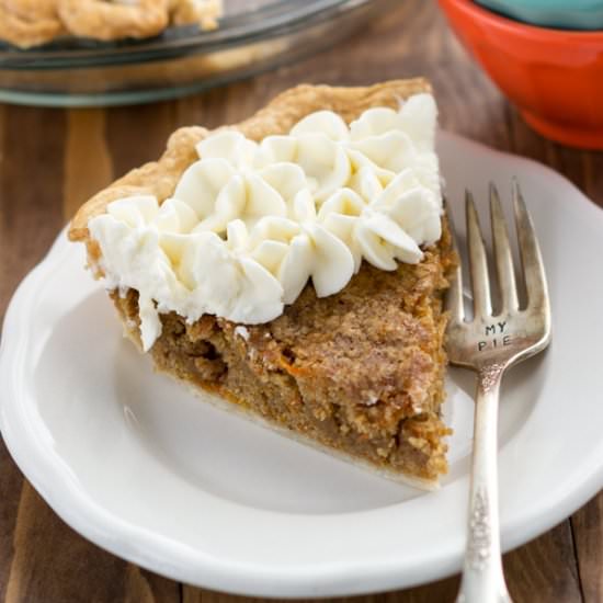 Carrot Cake Pie - Recipe photo by crazyforcrust