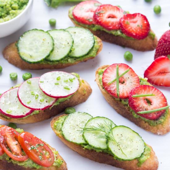 Spring Crostini - Recipe photo by littlebroken