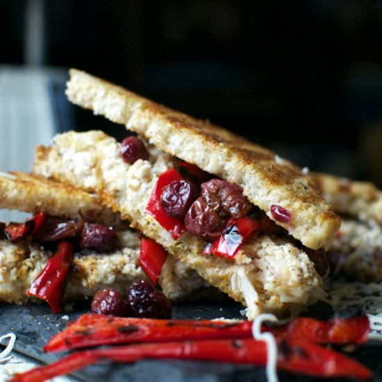 Roasted Grape Chipotle Panini - Recipe photo by DIYfoodguy