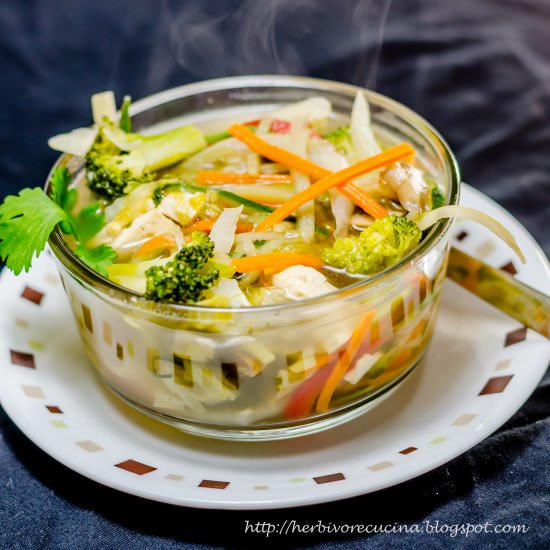 Thai Lemongrass Soup - Recipe photo by Herbivore Cucina