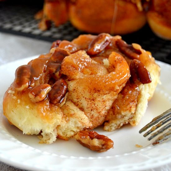 Best One Hour Pecan Sticky Buns - Recipe photo by thedomesticrebel