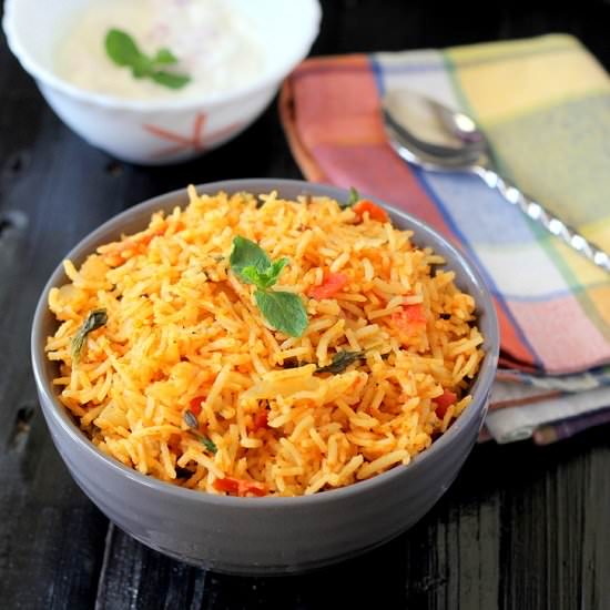 Tomato Bath/Tomato Biryani - Recipe photo by Thangalakshmi