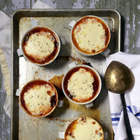 Baked Minestrone Soup - Recipe photo by FeedMeDearly