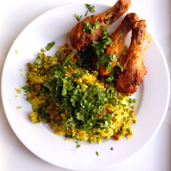 Matar Pulao Cauliflower Rice - Recipe photo by cow crumbs