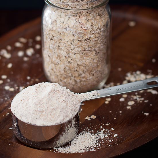 Homemade Oat Flour - Recipe photo by bakelovegive