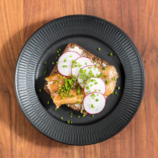 Smoked Mackerel Openfaced Sandwich - Recipe photo by SweetSourSavory