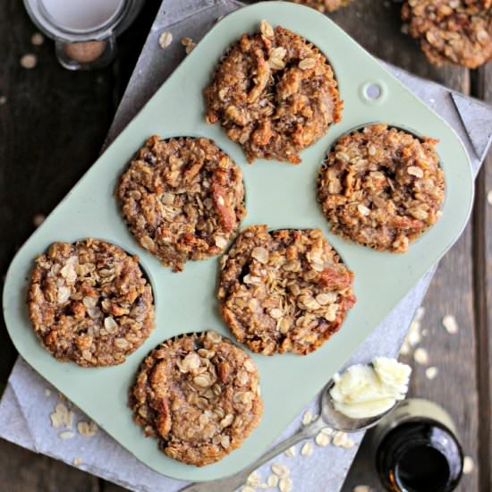 Date Coffee Cake Yogurt Muffins - Recipe photo by the_gourmet_RD