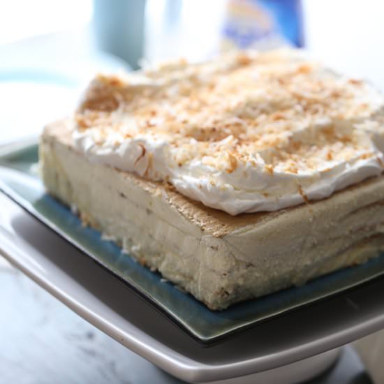 Vanilla Coconut Ice Box Cake - Recipe photo by lemons for lulu