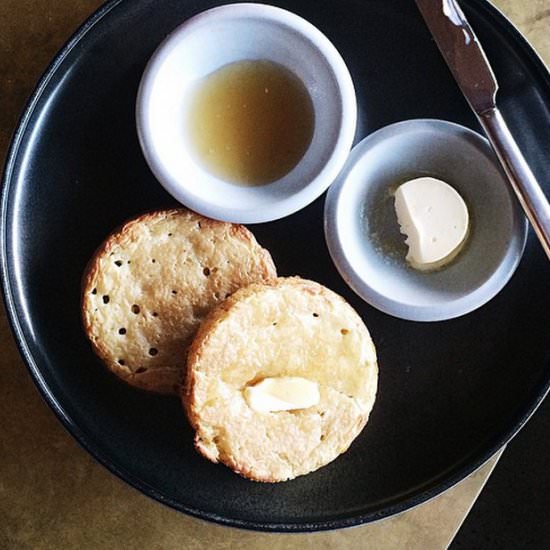 Easy Homemade Crumpet Recipe - Recipe photo by Kate Gibbs