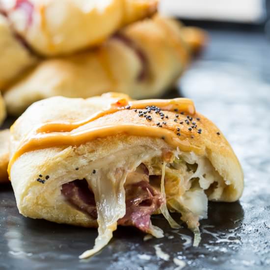 Reuben Crescent Rolls - Recipe photo by spicysouthernkitchen