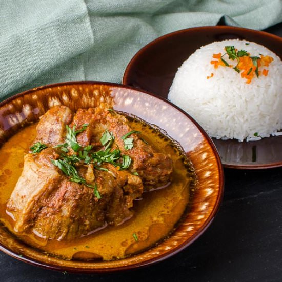 Thai Red Curry and Tamarind Pork - Recipe photo by slapyodaddybbq