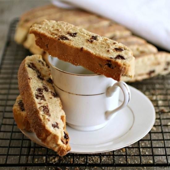 Chocolate Chip Mandel Bread - Recipe photo by Hungry Couple