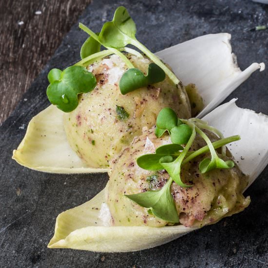 Apple & Microgreen Sorbet - Recipe photo by Food with a View