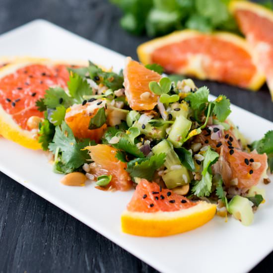 Cara Cara Orange and Kasha Salad - Recipe photo by Food Gays