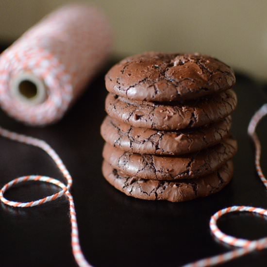 Gluten-Free Fudge Cookies - Recipe photo by ButterYum