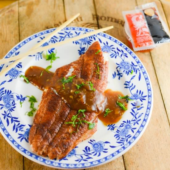 Takeout Chinese Flounder - Recipe photo by foodefile