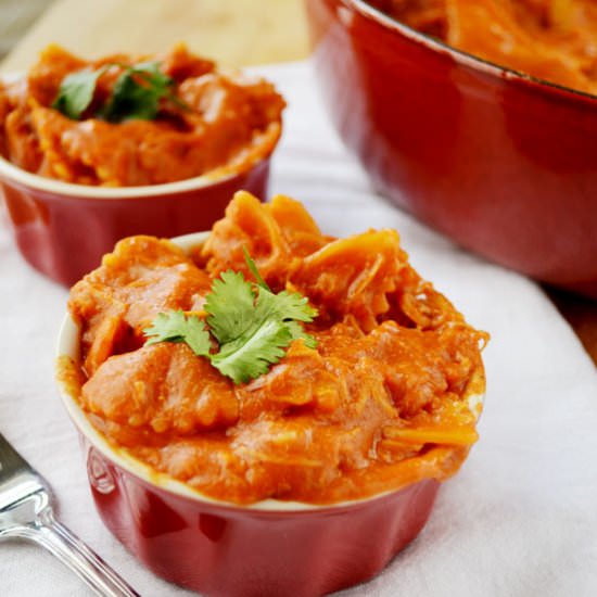 Cheesy Chicken Enchilada Skillet - Recipe photo by Simple Hacks Living