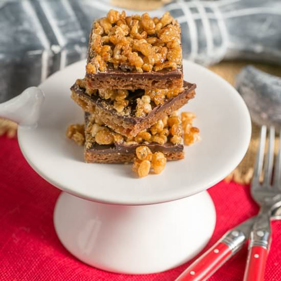 Crispy Topped Brown Sugar Bars - Recipe photo by thatskinnychickcanbake