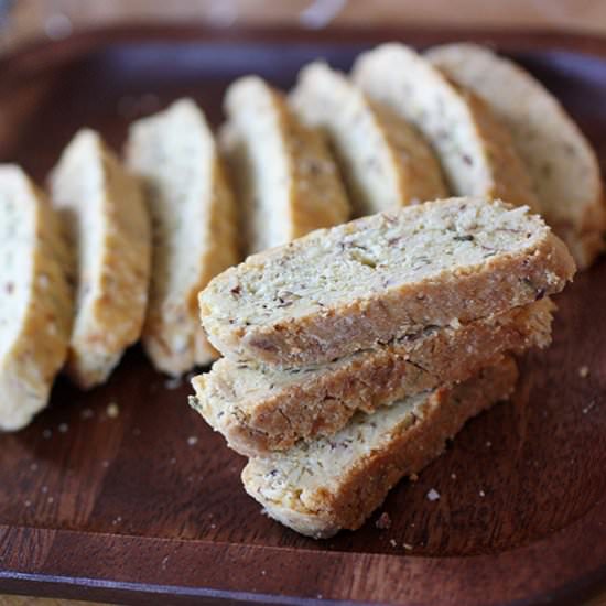 Cornmeal, Rosemary & Parm Biscotti - Recipe photo by lisal