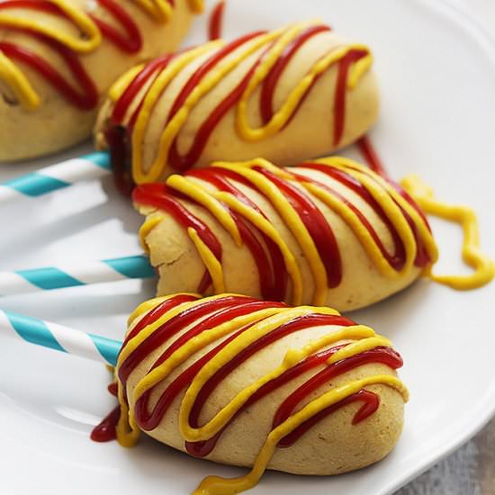 Homemade Baked Corndogs - Recipe photo by CremedelaCrumb