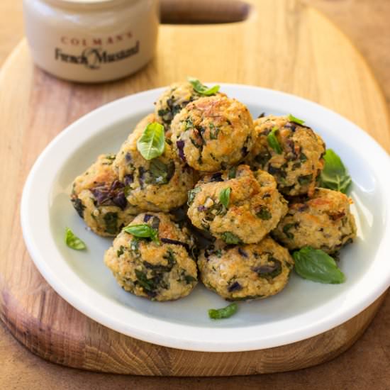 Halloumi and Millet Keftedes - Recipe photo by chilliczosnekioliwa