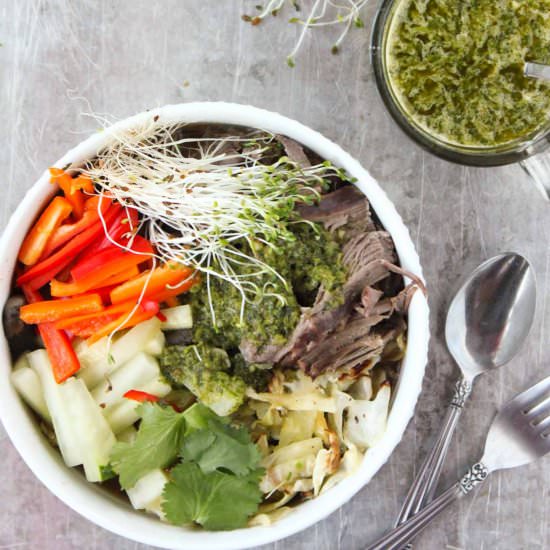 Slow Cooker Viatnamese Beef Bowl - Recipe photo by simple roots