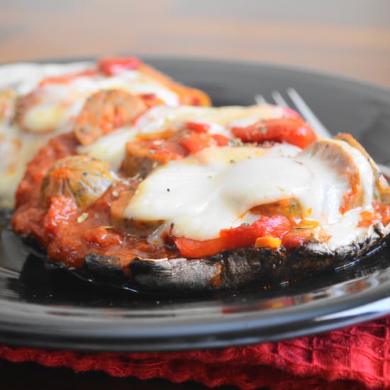 Portabello Pizzas - Recipe photo by jeanieandluluskitchen