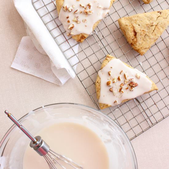 Maple Nut Scones - Recipe photo by La Casa de Sweets