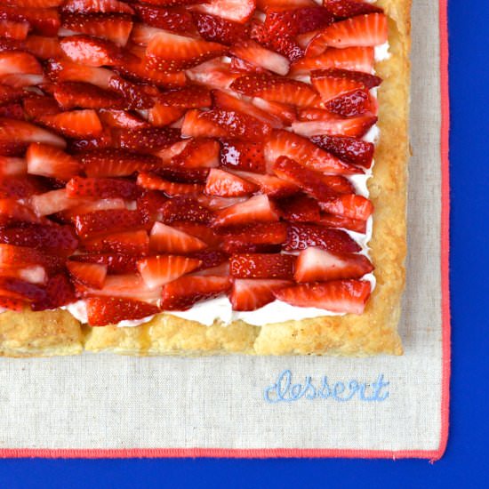 Strawberry Cheesecake Tart - Recipe photo by thisprovinciallife