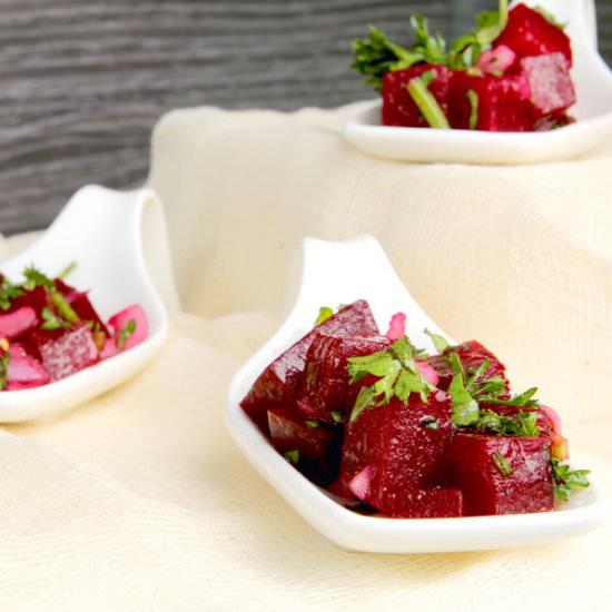 Beet and curry salad - Recipe photo by simplycalledfood